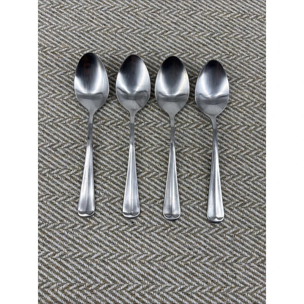 Rogers Silver Liberty Bell (e) Teaspoon Set of 4 Stainless Korea